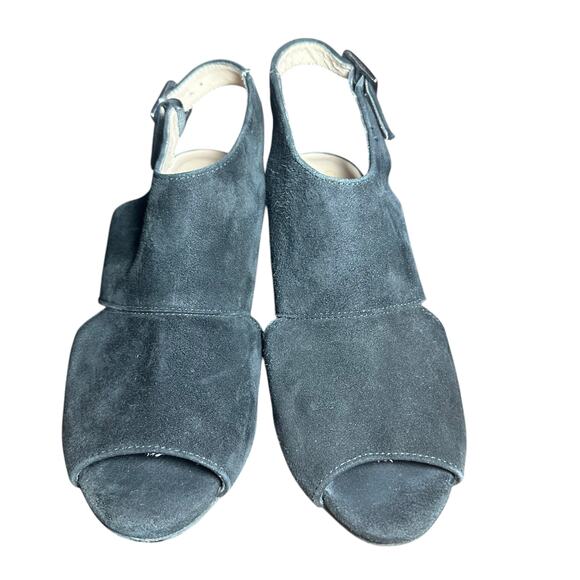 Carvela Black Suede Open-Toe Heel Sandals - Size 7 - Picture 4 of 12